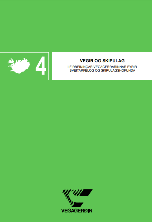 Forsíða Vegir og skipulag