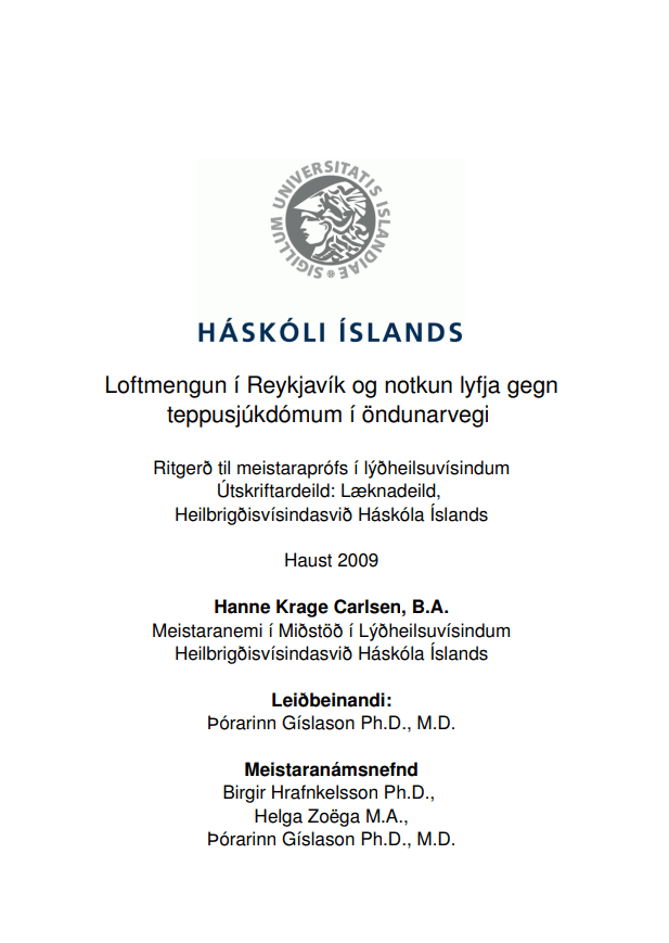 Loftmengun í Reykjavík