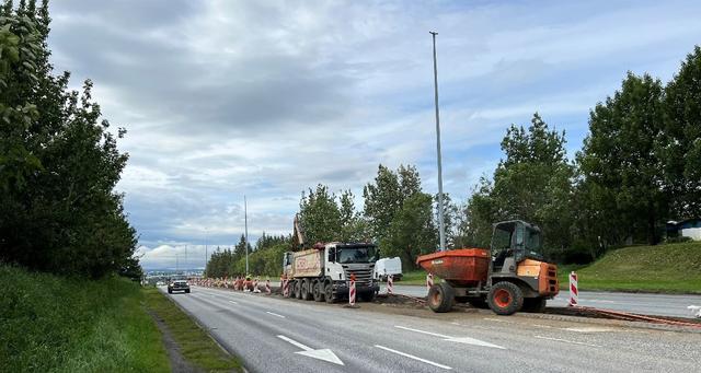 Vinstribeygju akrein inn á Skeiðarvog verður lengd.