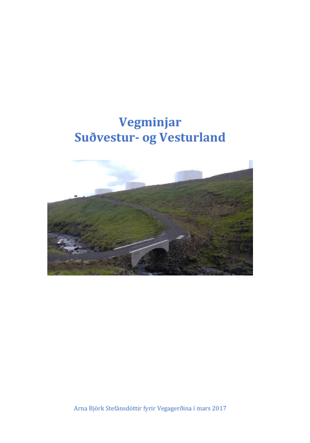 Vegminjar - Suðvestur- og Vesturland