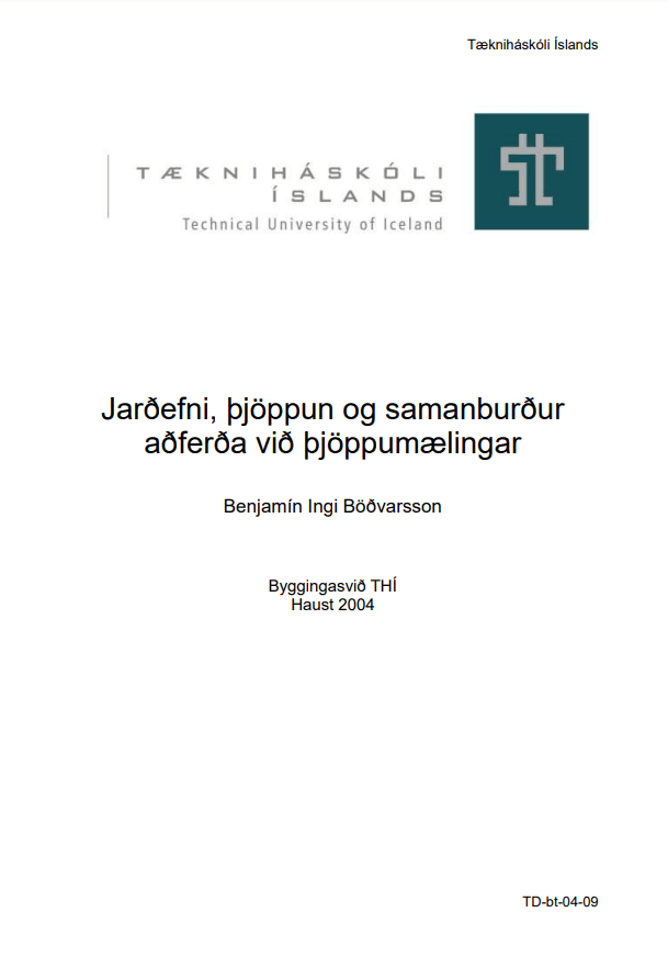 Jarðefni, þjöppun og samanburður aðferða við þjöppumælingar