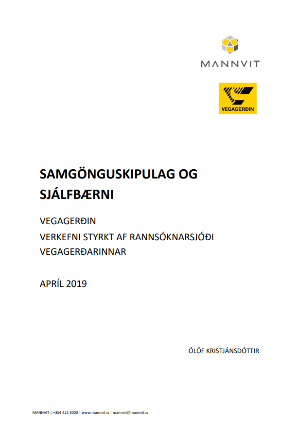 Samgönguskipulag og sjálfbærni