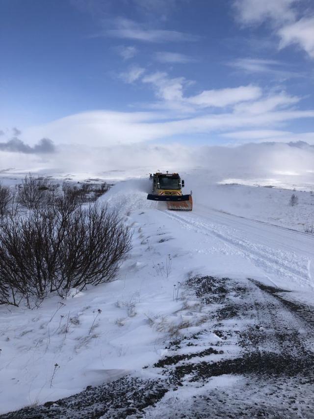 Snjómokstur í Hörgársveit