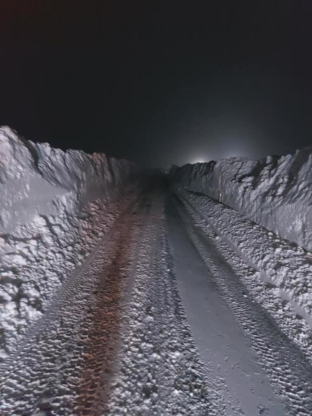 Vetur konungur minnti á sig í vikunni.
