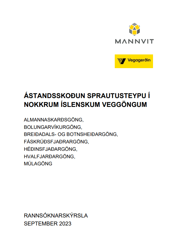 Ástandsskoðun spraututsteypu