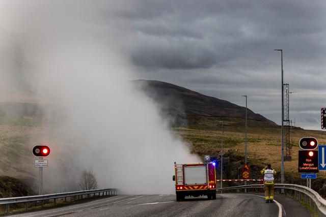 Hvalfjarðargöng, slökkviæfing.