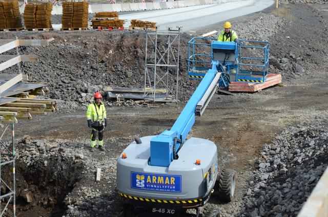 Framkvæmdir við tvöföldun Reykjanesbrautar