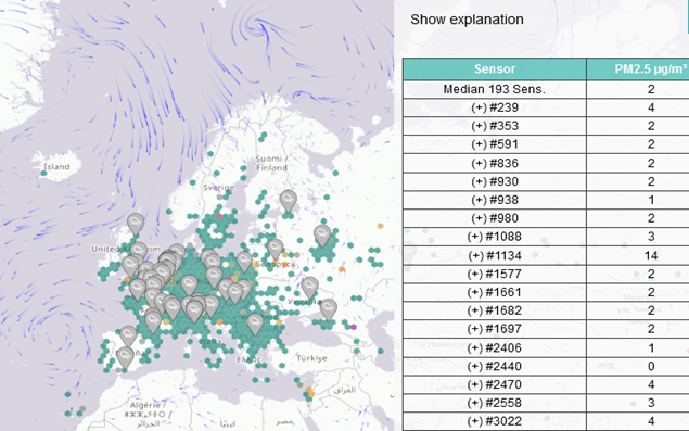 Á litlu svæði í Þýskalandi eru 193 mælar uppsettir og í notkun.