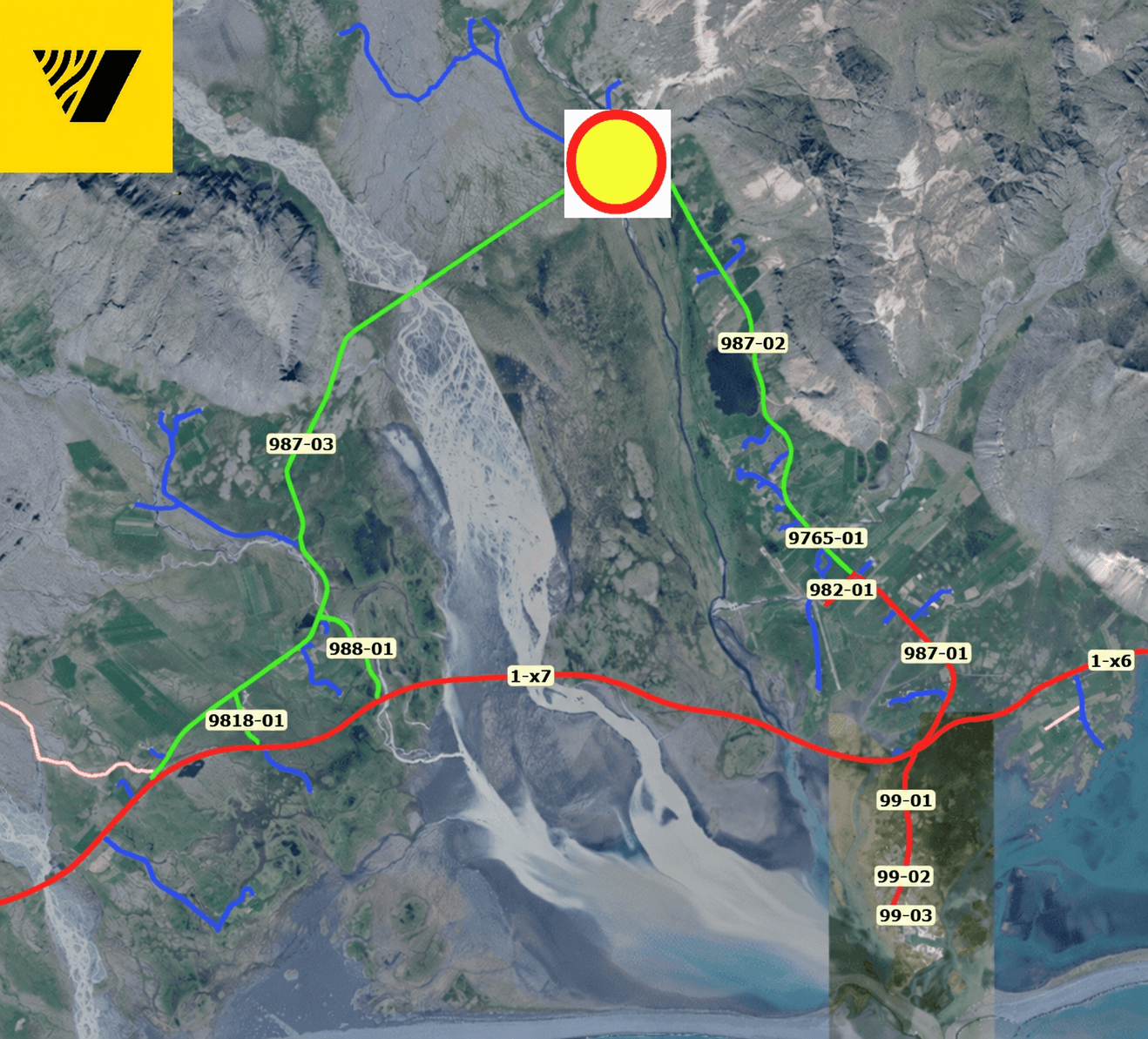Framkvæmdir við einbreiða Hoffellsárbrú fer fram vikuna 5. til 9. október.