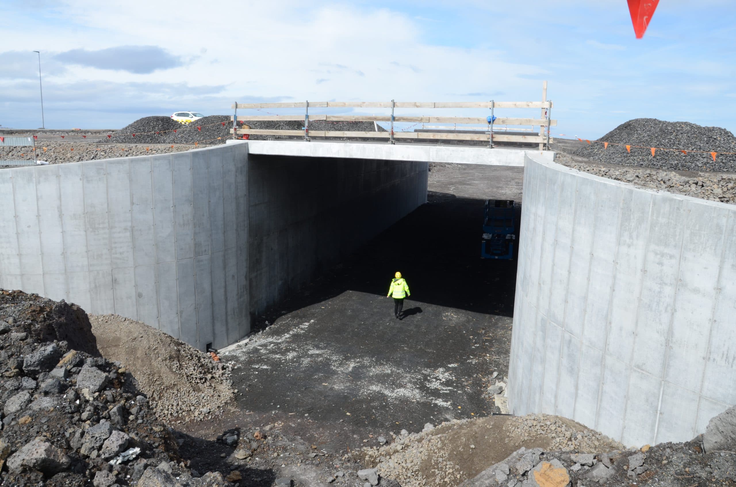 Framkvæmdir við tvöföldun Reykjanesbrautar
