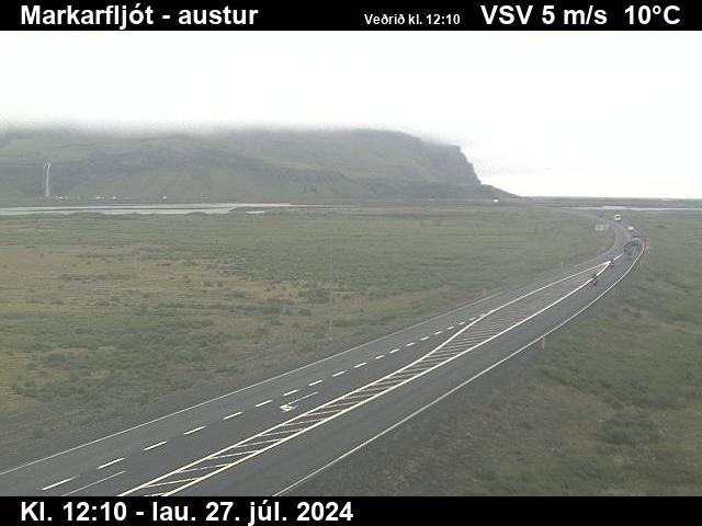 Webcam Markarfljót, Rangárþing eystra, Suðurland, Island